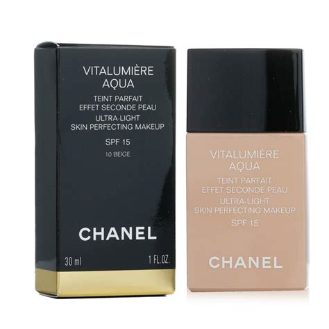 chanel vitalumiere aqua i perfumy|Chanel vitalumiere aqua beige.